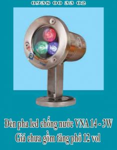 Đèn pha led chống nước VNA14-3W