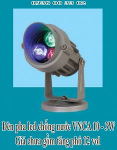 Đèn pha led chống nước VNCA10-3W