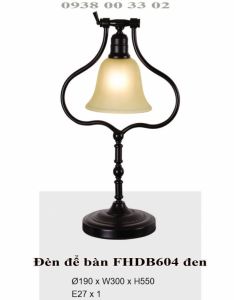 Đèn ngủ để bàn FHDB604 đen