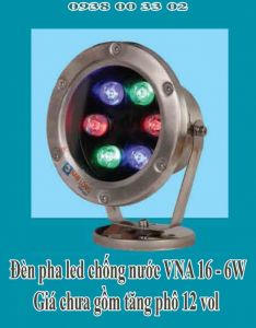 Đèn pha led chống nước VNA16-6W