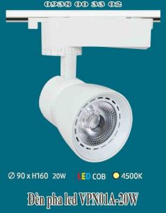 Đèn pha ray led VPN01A-20W