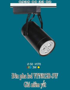 Đèn pha ray led VPN012B-3W