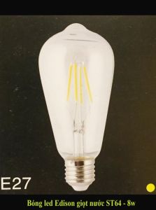 Bóng led edison giọt nước ST64-8W