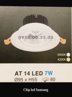 Đèn led âm trần 7w- 3 chế độ - chip Samsung