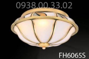 Đèn ốp đồng gắn trần trang trí cổ điển FH6065S