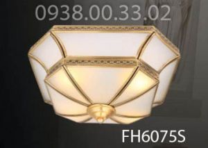 Đèn ốp đồng gắn trần trang trí cố điển FH6075S