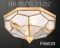 Đèn ốp đồng gắn trần trang trí cổ điển FH6039