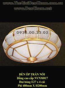 Đèn ốp trần đồng xịn VNNM017