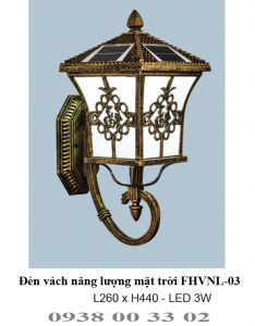 Đèn vách sân vườn FHVT301